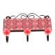 Red Turquoise Tiny Flower Tiles Hooks